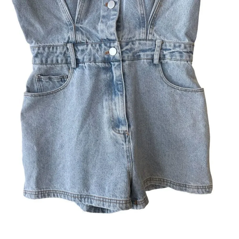 Indie Collection Jean Romper - Picture 4 of 4